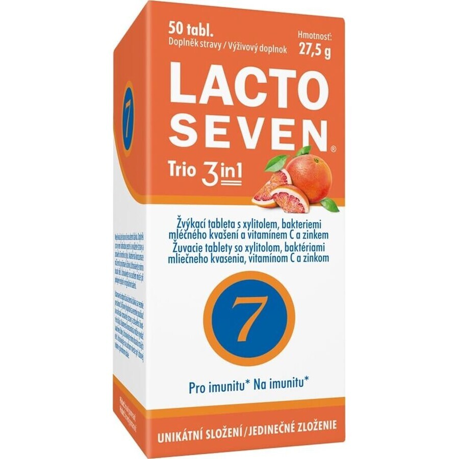 Vitabalans LACTOSEVEN TRIO 3 en 1 1×50 tbl, complemento alimenticio