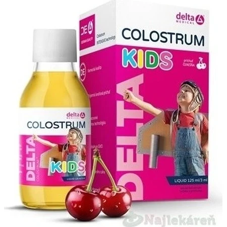 DELTA COLOSTRUM KIDS Liquido alla ciliegia 125ml 1×125 ml