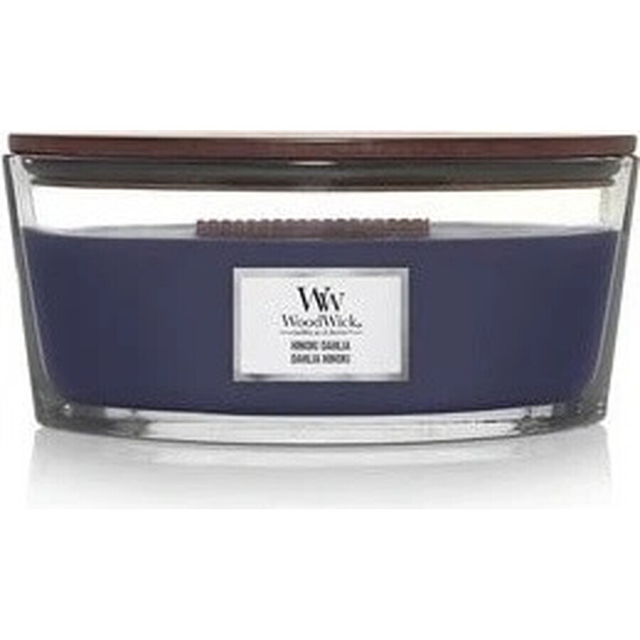WoodWick Boot Hinoki Dahlia kaars 1×453,6 g, geurkaars WoodWick Boot Hinoki Dahlia kaars 1×453,6 g, geurkaars