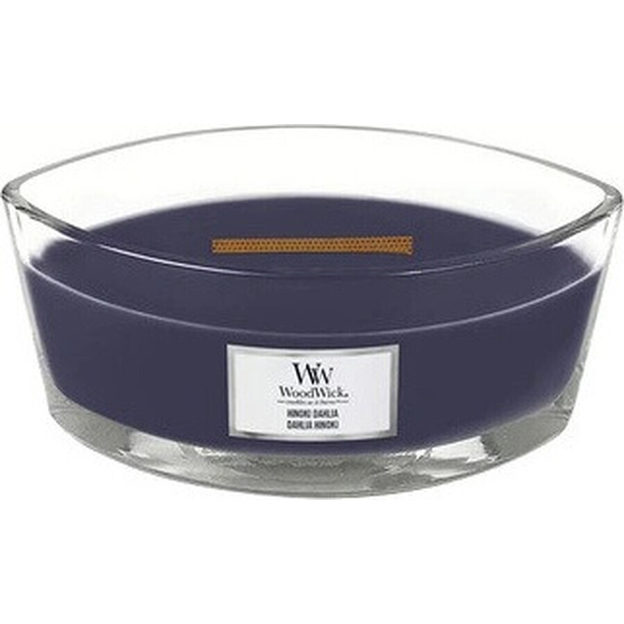 WoodWick Boot Hinoki Dahlia kaars 1×453,6 g, geurkaars WoodWick Boot Hinoki Dahlia kaars 1×453,6 g, geurkaars