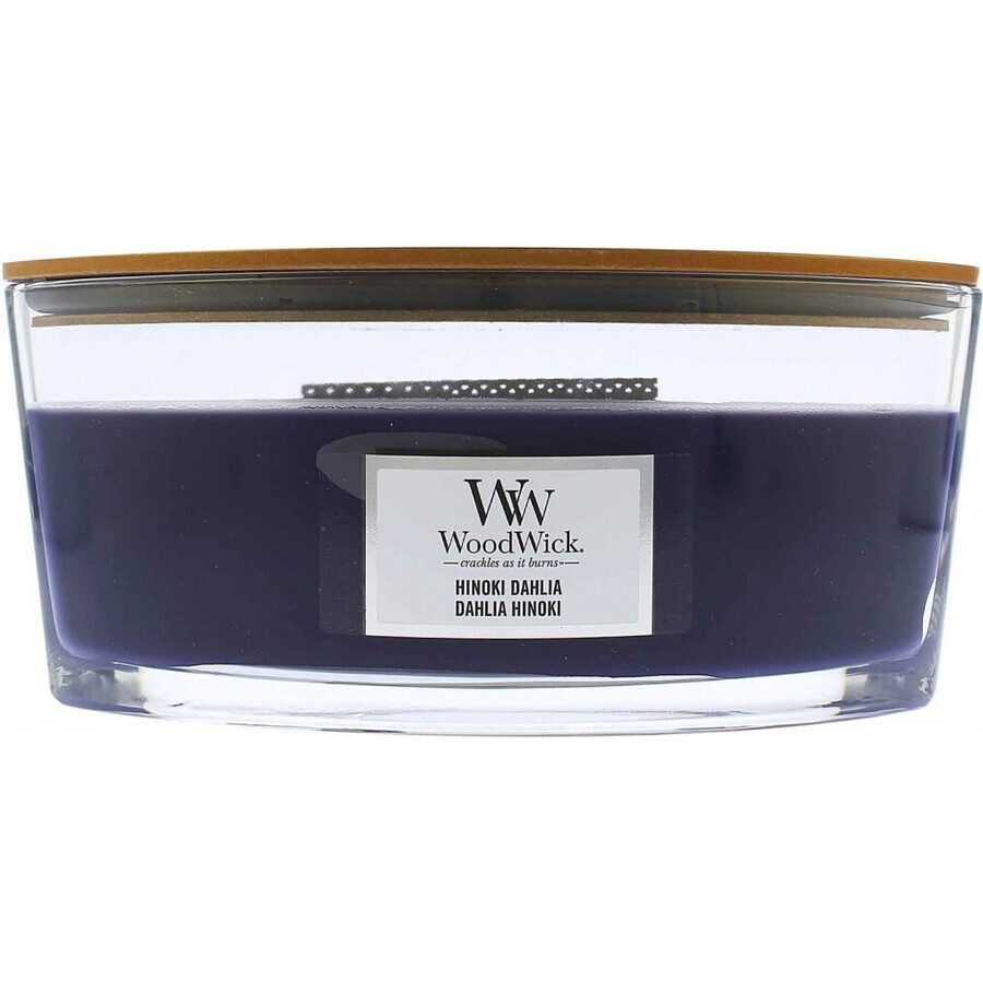 WoodWick Boot Hinoki Dahlia kaars 1×453,6 g, geurkaars WoodWick Boot Hinoki Dahlia kaars 1×453,6 g, geurkaars