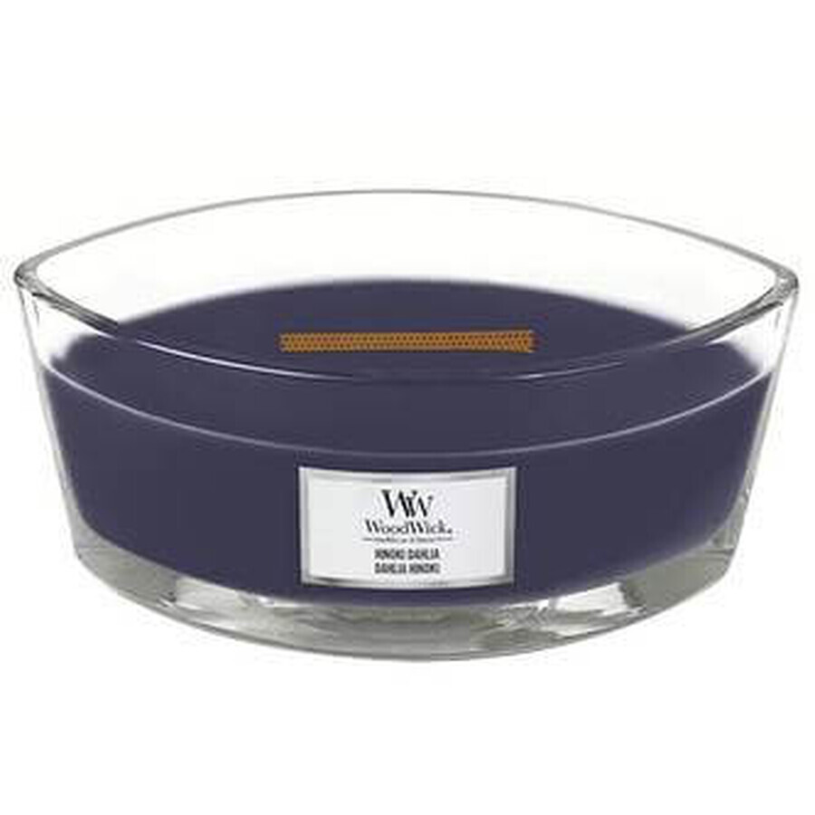 WoodWick Boot Hinoki Dahlia kaars 1×453,6 g, geurkaars WoodWick Boot Hinoki Dahlia kaars 1×453,6 g, geurkaars
