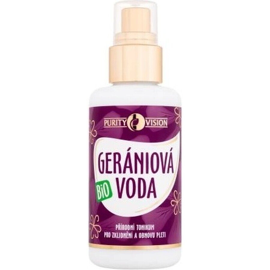 PURITY VISON Bio Acqua di geranio 1×100 ml, acqua di geranio