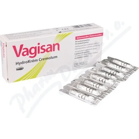 Vagisan HydroCream Cremolum 16 stuks, vaginale zetpillen