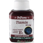 MedPharma TIAMINA 50 mg (vitamina B1) 1×67 tbl, 60+7 esenzione