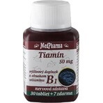 MedPharma TIAMINA 50 mg (vitamina B1) 1×67 tbl, 60+7 esenzione MedPharma TIAMINA 50 mg (vitamina B1) 1×67 tbl, 60+7 esenzione