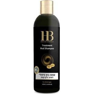 HB Dead Sea Minerals Dead Sea Mud Hair Shampoo 400ml 1×400 ml, shampoo