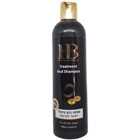 HB Dead Sea Minerals Dead Sea Mud Hair Shampoo 400ml 1×400 ml, shampoo