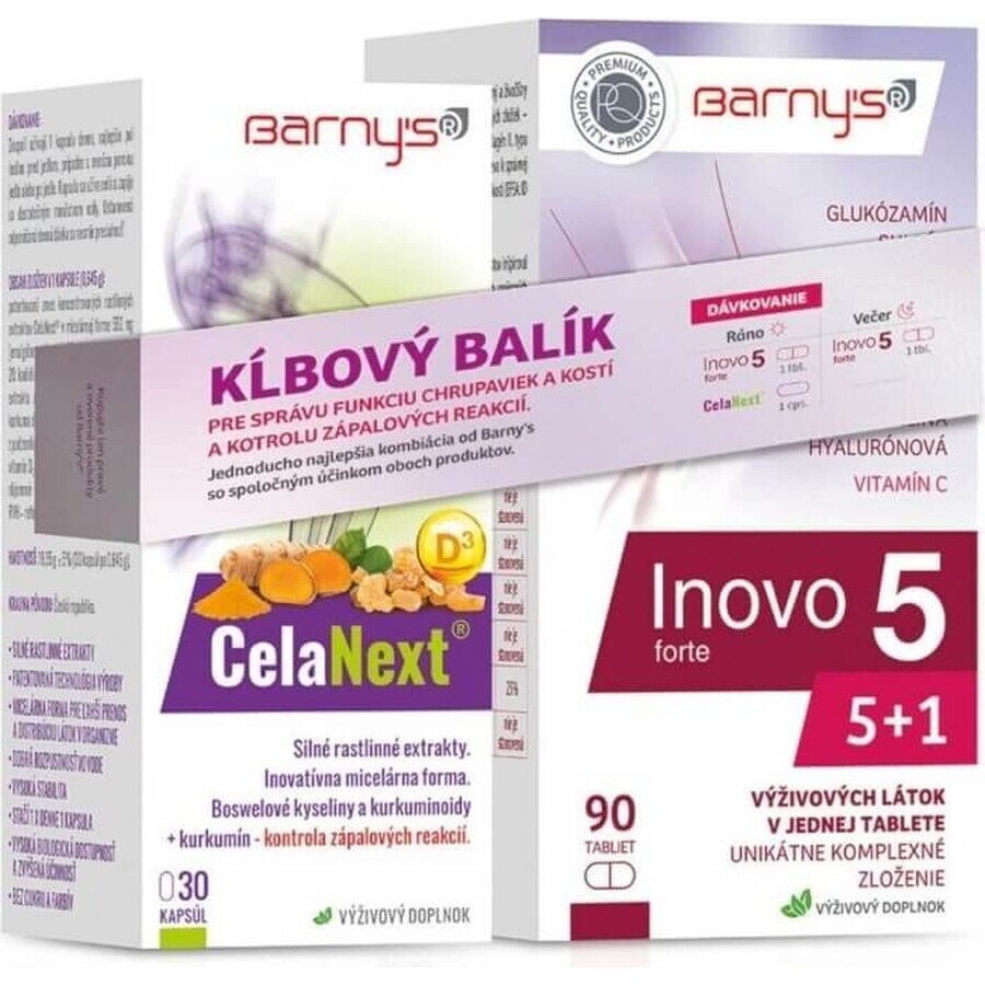 Barny's BONE pack 1×90 cps, voedingssupplement
