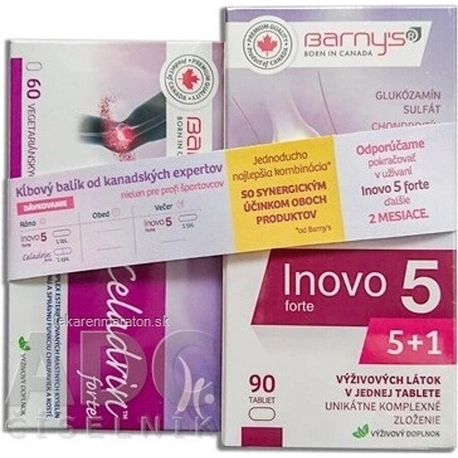 Barny's BONE pack 1×90 cps, voedingssupplement