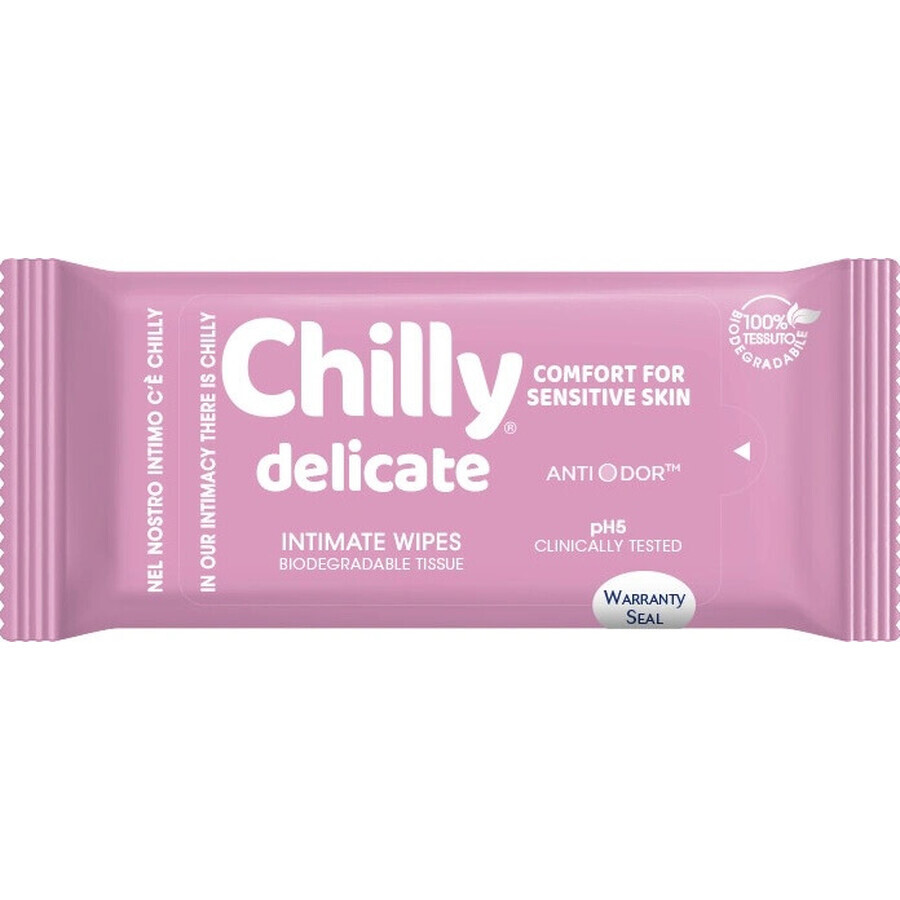 Salviette Chilly Gentle 1×12 pezzi, anche per pelli sensibili