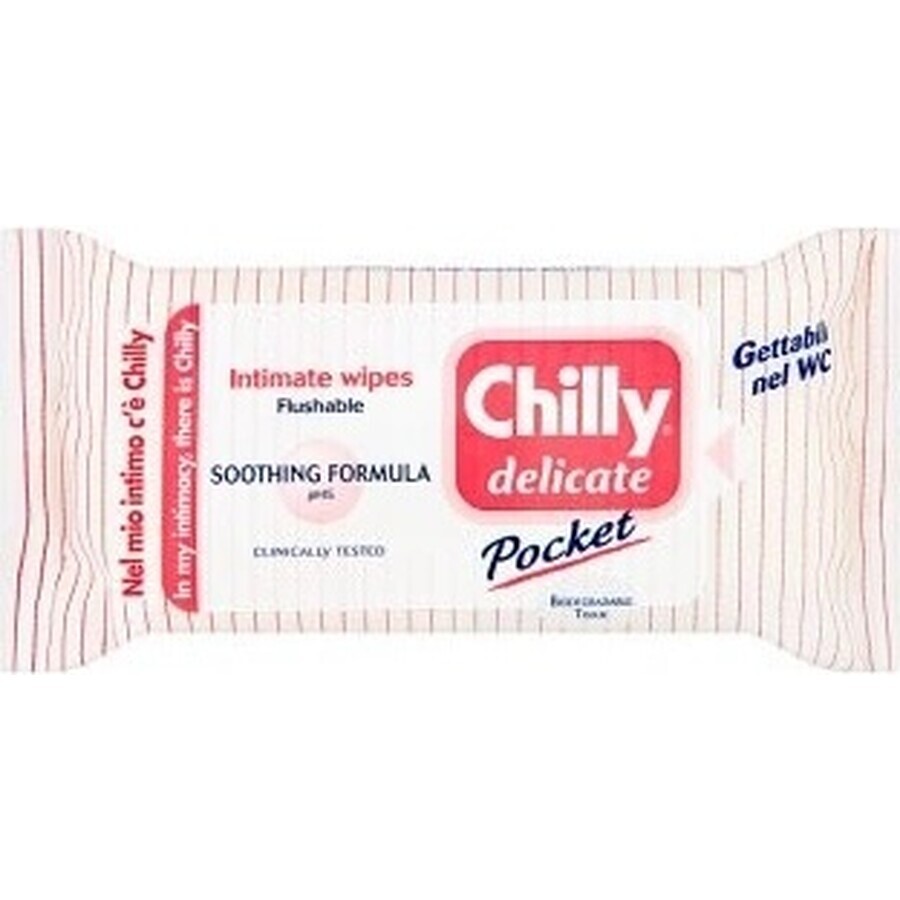 Salviette Chilly Gentle 1×12 pezzi, anche per pelli sensibili Salviette Chilly Gentle 1×12 pezzi, anche per pelli sensibili