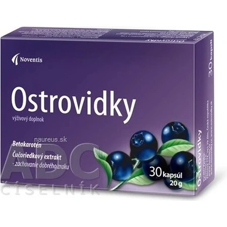 Noventis Ostrovidky 2×15 cps, voedingssupplement