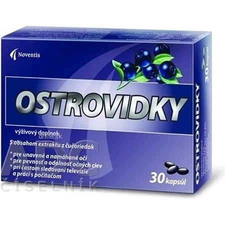 Noventis Ostrovidky 2×15 cps, voedingssupplement
