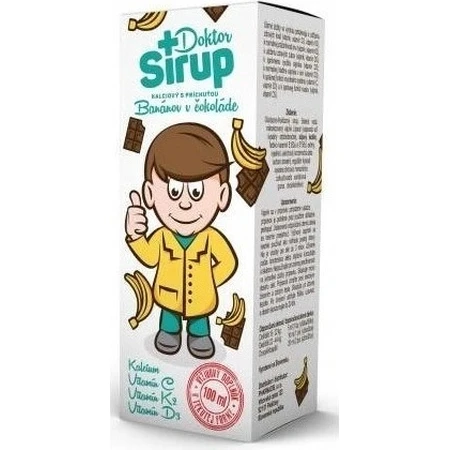 Doctor Syrup calcium syrup 1×100 ml, chocolate and banana flavored