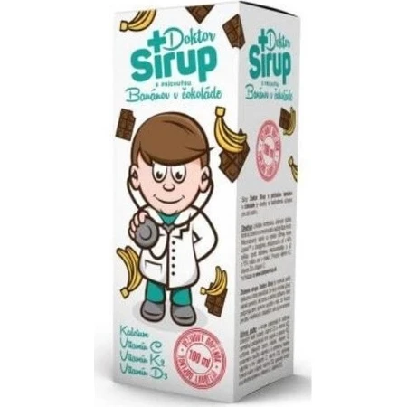Doctor Syrup calcium syrup 1×100 ml, chocolate and banana flavored