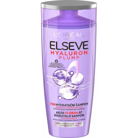 L'Oréal Paris L'Oréal Paris Elseve Hyaluron Plump 72H vochtinbrengende shampoo met hyaluronzuur 1×250 ml, vochtinbrengende shampoo