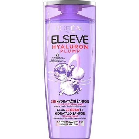 L'Oréal Paris L'Oréal Paris Elseve Hyaluron Plump 72H vochtinbrengende shampoo met hyaluronzuur 1×250 ml, vochtinbrengende shampoo