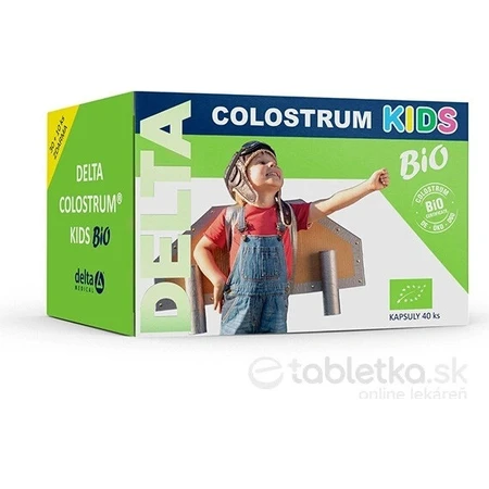 DELTA COLOSTRUM KIDS BiO 1×40 cps, food supplement
