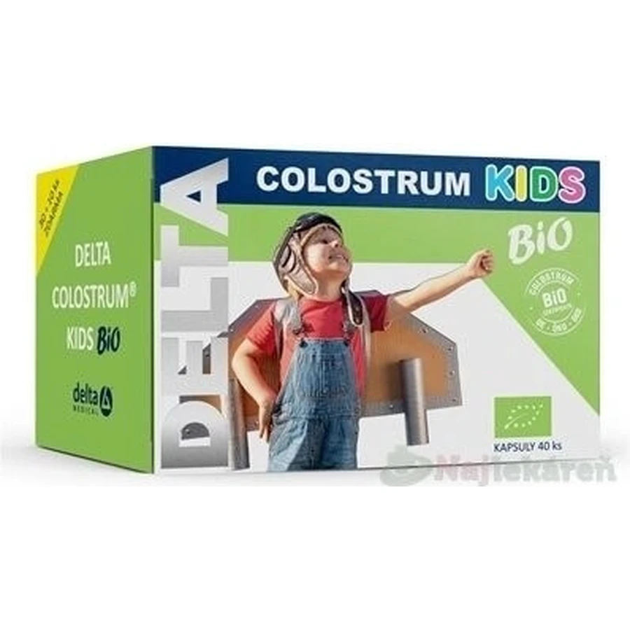 DELTA COLOSTRUM KIDS BiO 1×40 cps, food supplement