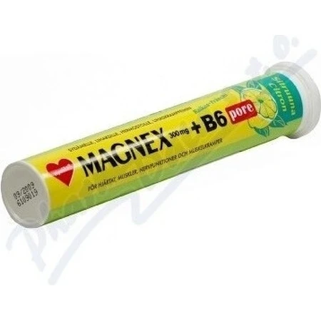 Vitabalans MAGNEX 375 mg + B6 efervescente 1×20 tbl, magnesio + B6 para deportistas