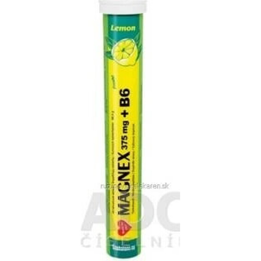 Vitabalans MAGNEX 375 mg + B6 bruisend 1×20 tbl, magnesium + B6 voor sporters