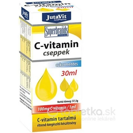 JutaVit Vitamina C gotas - niños 1×30 ml, gotas