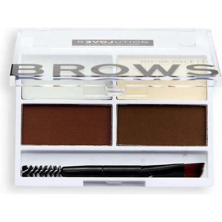 Revolution Relove, Colour Cult Dark, kit de soin des sourcils 1×3,20 g, kit de soin des sourcils