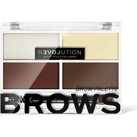 Revolution Relove, Colour Cult Dark, kit de soin des sourcils 1×3,20 g, kit de soin des sourcils