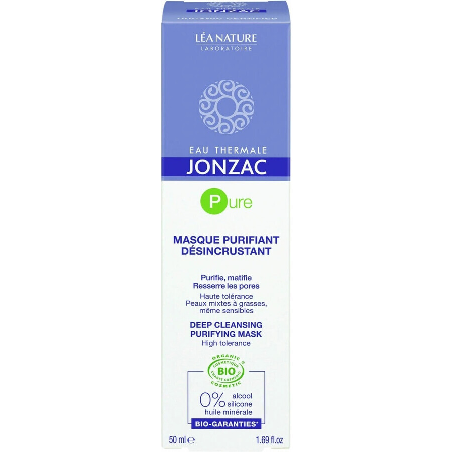 JONZAC Pure Cleansing Peeling Mask Organic for acne-prone skin 1×50 ml