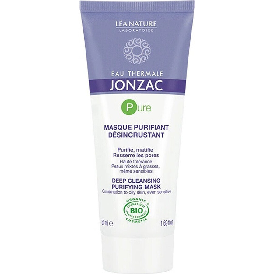 JONZAC Pure Cleansing Peeling Mask Organic for acne-prone skin 1×50 ml