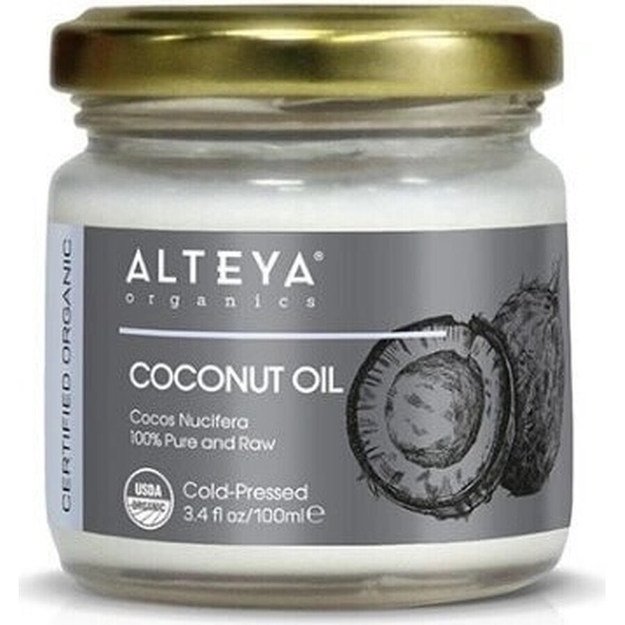ALTEYA ORGANICS COCONUT OIL 100% 100ML 1×100ml 1×100ml, natural body cosmetics