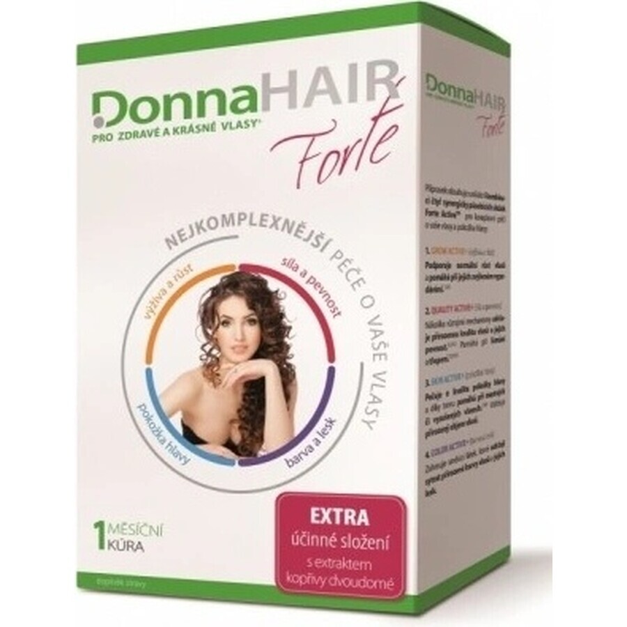 DonnaHAIR Forte 30 cps, 1 traitement mensuel