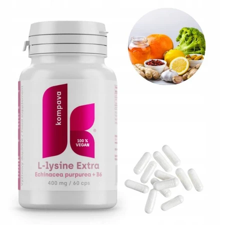 kompava L-LYSINE EXTRA 400 mg 1×60 cps, Nahrungsergänzungsmittel