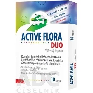 ACTIVE FLORA DUO, 10 cps 1×10 cps, complemento alimenticio