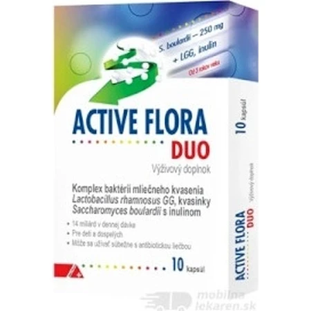 ACTIVE FLORA DUO, 10 cps 1×10 cps, complemento alimenticio