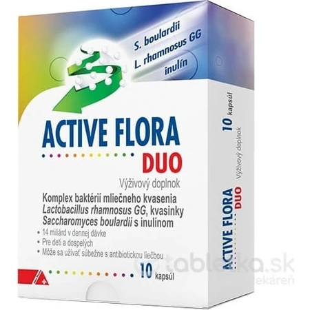 ACTIVE FLORA DUO, 10 cps 1×10 cps, complemento alimenticio