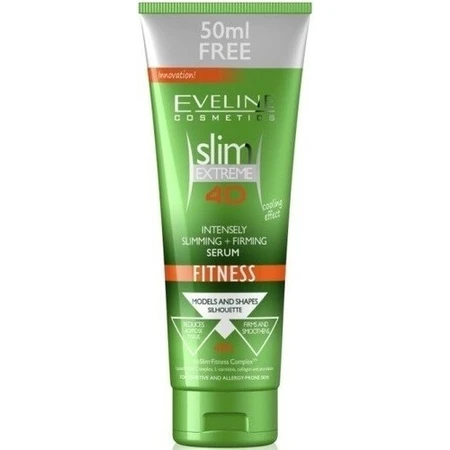 EVELINE SLIM 4D Fitness Suero Intensivo Adelgazante y Reafirmante 250ml 1×250 ml, suero