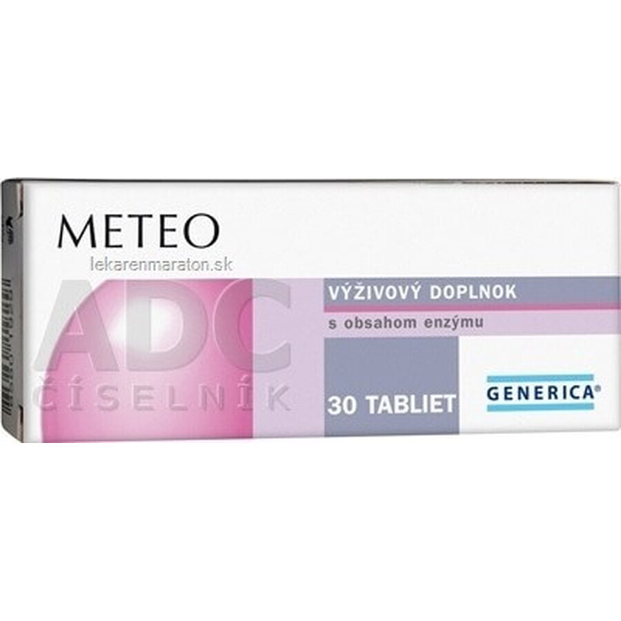 GENERICA METEO 1×30 tbl, complément alimentaire