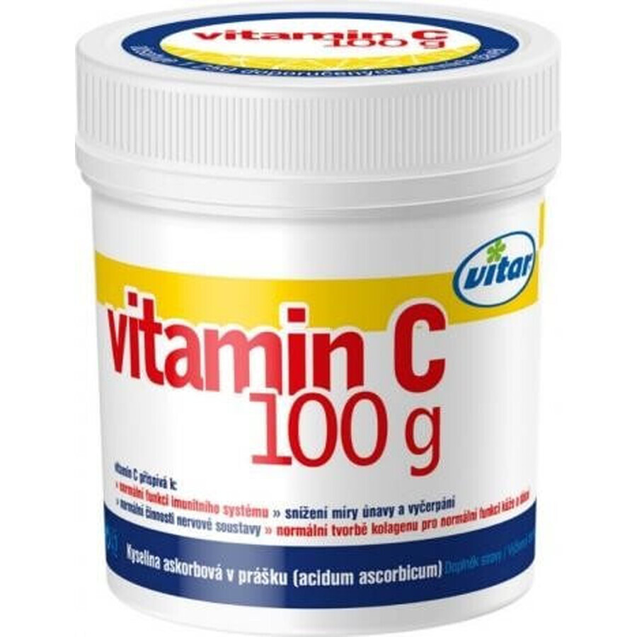VITAR Vitamine C 1×100 g, vitamine C en poudre