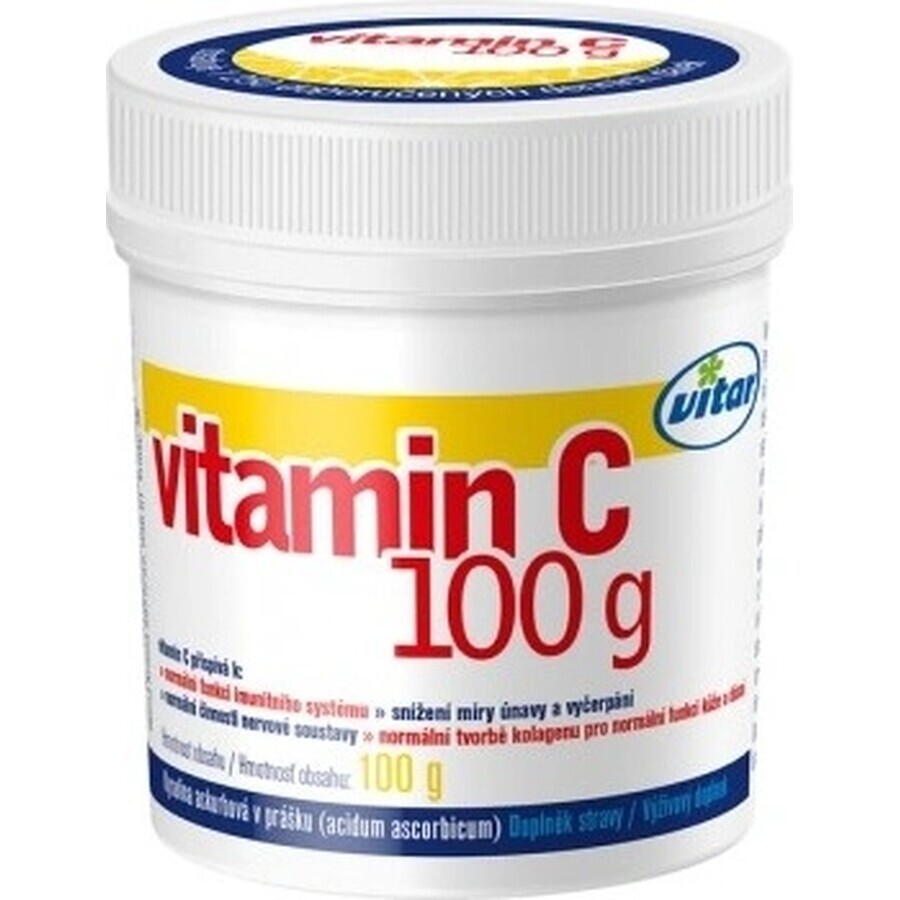 VITAR Vitamine C 1×100 g, vitamine C en poudre