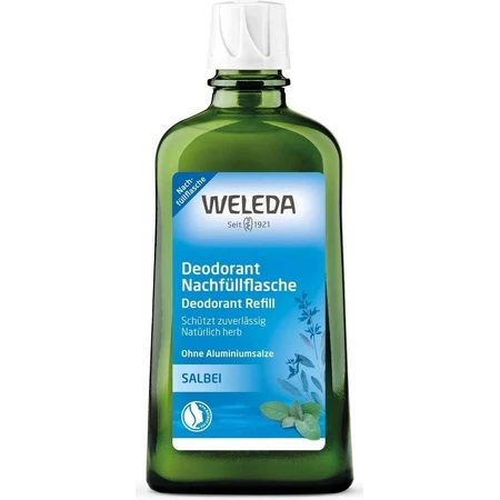 WELEDA Déodorant à la sauge 1×200 ml, déodorant, recharge - sans spray