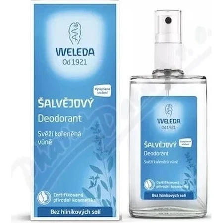 WELEDA Déodorant à la sauge 1×200 ml, déodorant, recharge - sans spray