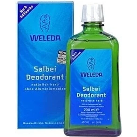 WELEDA Déodorant à la sauge 1×200 ml, déodorant, recharge - sans spray