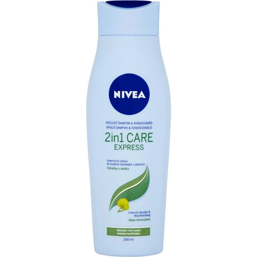 Șampon Nivea 2in1 Care Express 1×250 ml, șampon Șampon Nivea 2in1 Care Express 1×250 ml, șampon