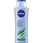 Șampon Nivea 2in1 Care Express 1×250 ml, șampon