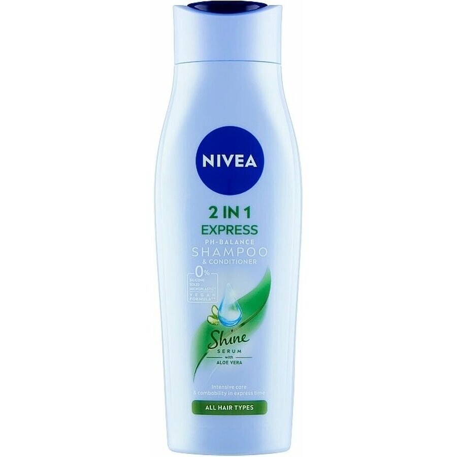 Șampon Nivea 2in1 Care Express 1×250 ml, șampon Șampon Nivea 2in1 Care Express 1×250 ml, șampon