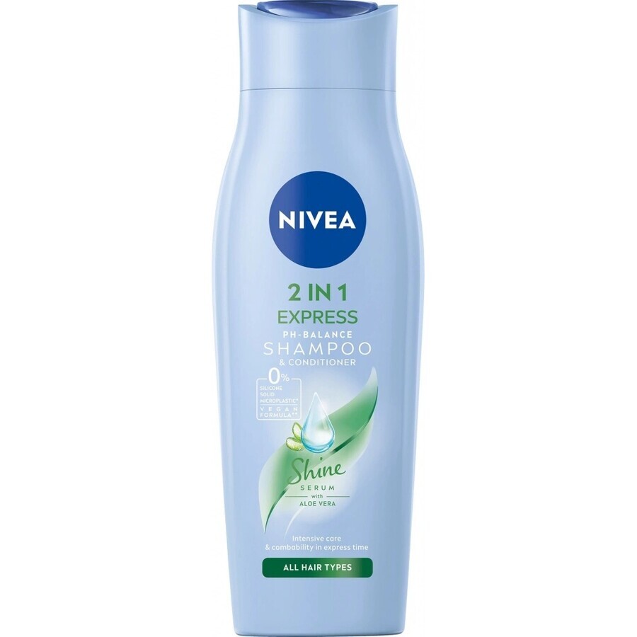 Șampon Nivea 2in1 Care Express 1×250 ml, șampon Șampon Nivea 2in1 Care Express 1×250 ml, șampon