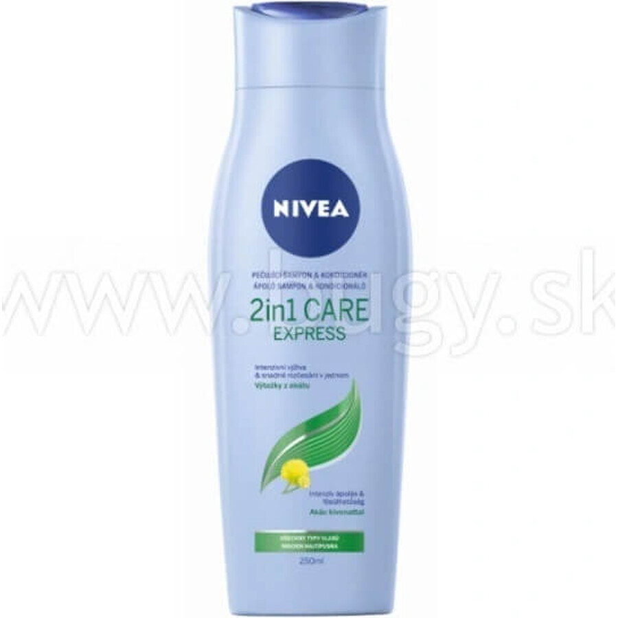 Șampon Nivea 2in1 Care Express 1×250 ml, șampon Șampon Nivea 2in1 Care Express 1×250 ml, șampon