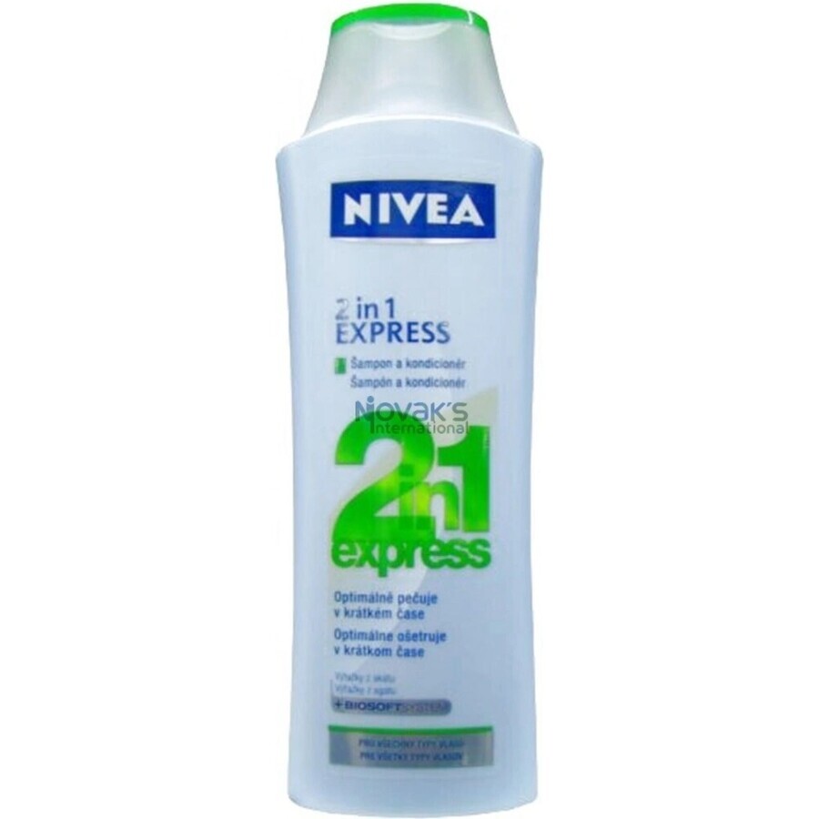 Șampon Nivea 2in1 Care Express 1×250 ml, șampon Șampon Nivea 2in1 Care Express 1×250 ml, șampon